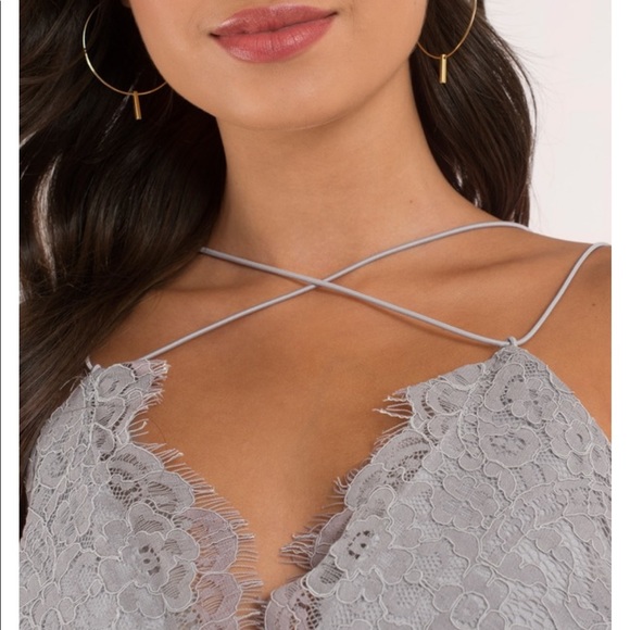 Tobi Emalea Grey Skater Dress - Picture 2 of 3